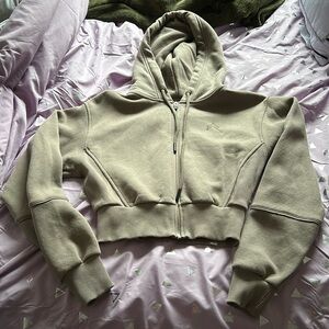 Oner active cropped zip hoodie